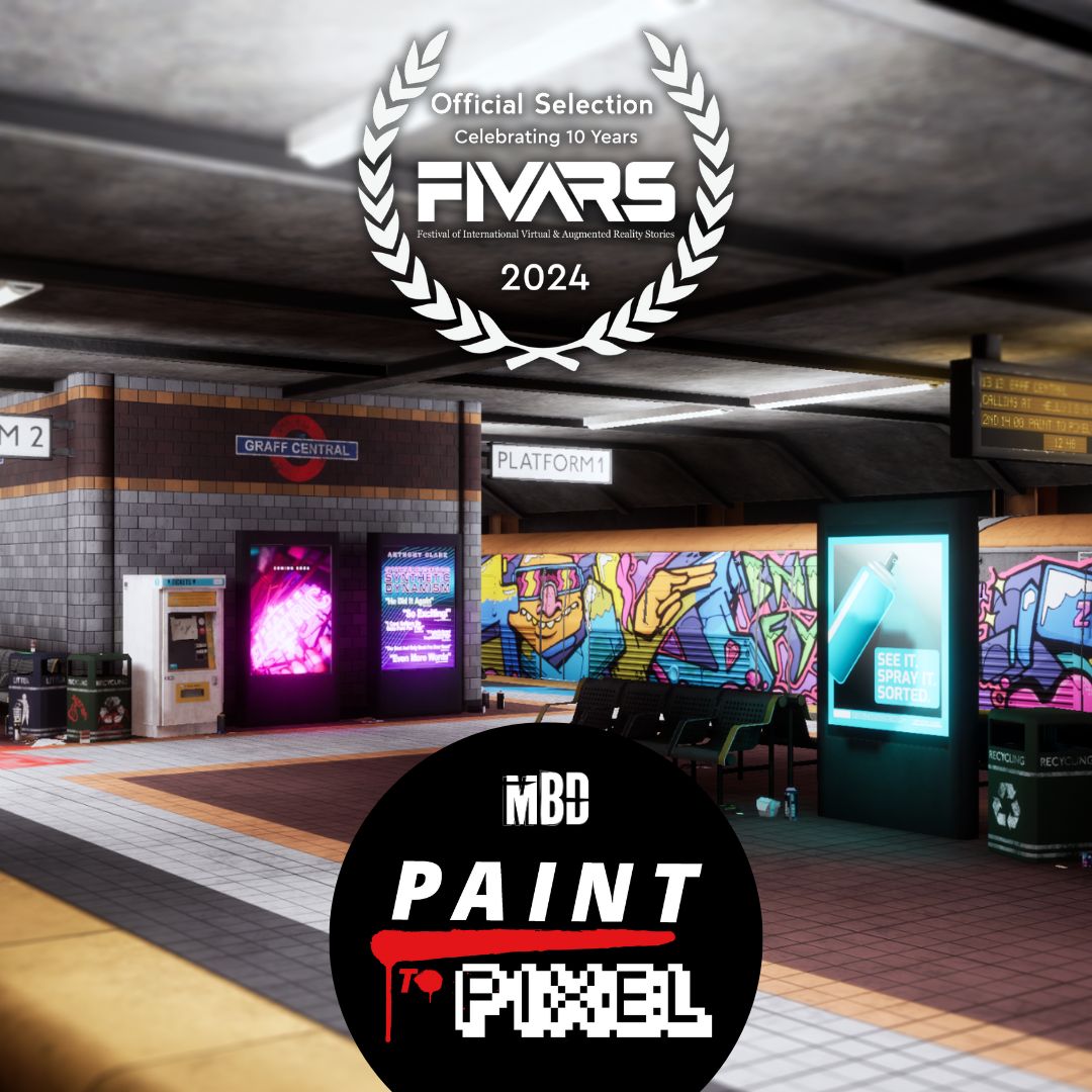 We are very excited to announce that Paint To Pixel VR was selected to be screened at the #FIVARS2024 10th Anniversary Festival! 
Thank you <a href="/fivarstories/">FIVARS</a>, we are very grateful for the recognition!