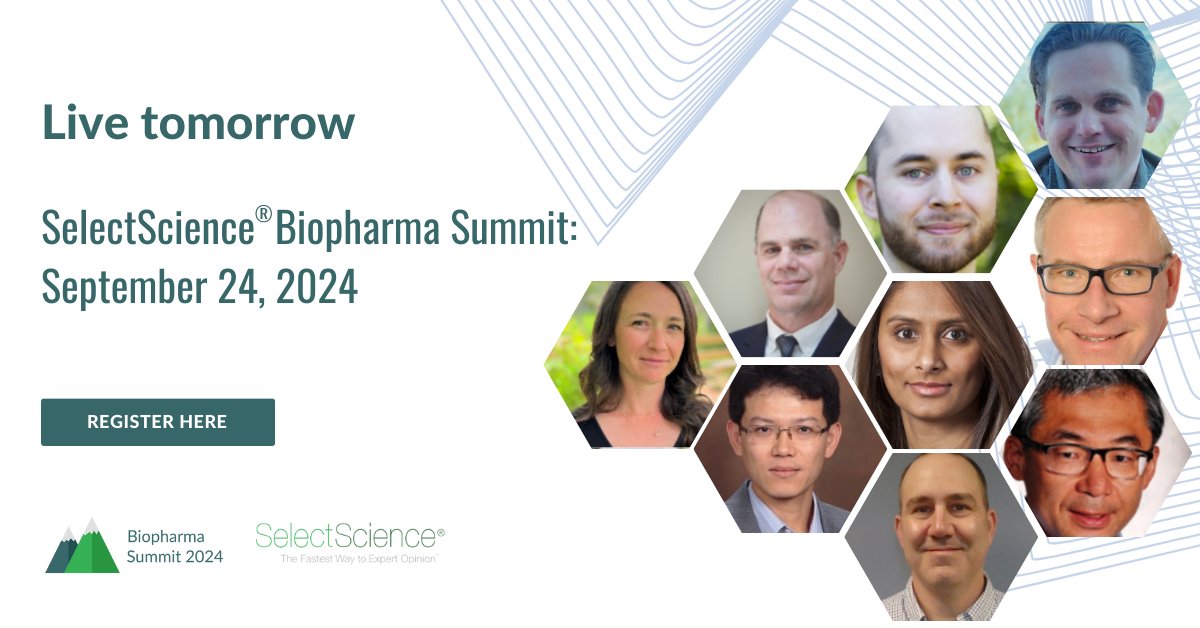 SelectScience's tweet image. The SelectScience® Biopharma Summit 2024 goes live tomorrow!
Join us to hear from experts, explore new technologies, and access resource hubs, all from your home or office.
Register now: eu1.hubs.ly/H0czctf0
 
#BiopharmaSummit #BiopharmaResearch #SelectScience #Networking