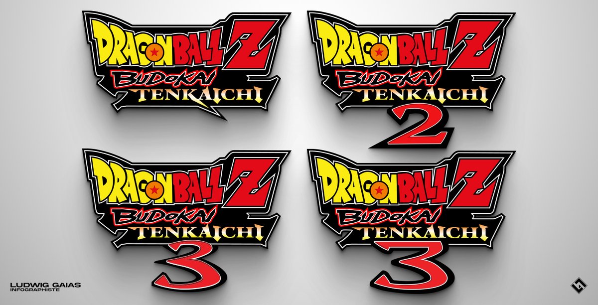 Playbox36's tweet image. Bonjour à tous, je viens de recréer les logos de #DragonBallZBudokaiTenkaichi Ils seront disponibles sur mon Patreon au format vectoriel bientôt😎