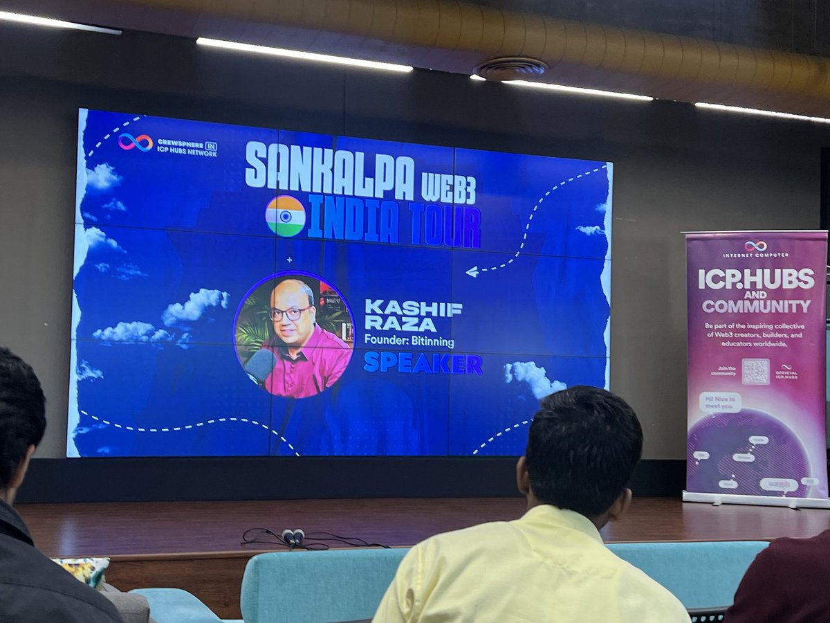 Web_talks_'s tweet photo. Had an amazing time at the Web3 event organized by ICP Hub India! Meeting inspiring people like @simplykashif was a highlight. Excited to dive deeper into the world of crypto and Web3. Grateful for the opportunities and connections made. Here's to new beginnings! #Web3 #Crypto https://t.co/SO5sgJY4IH