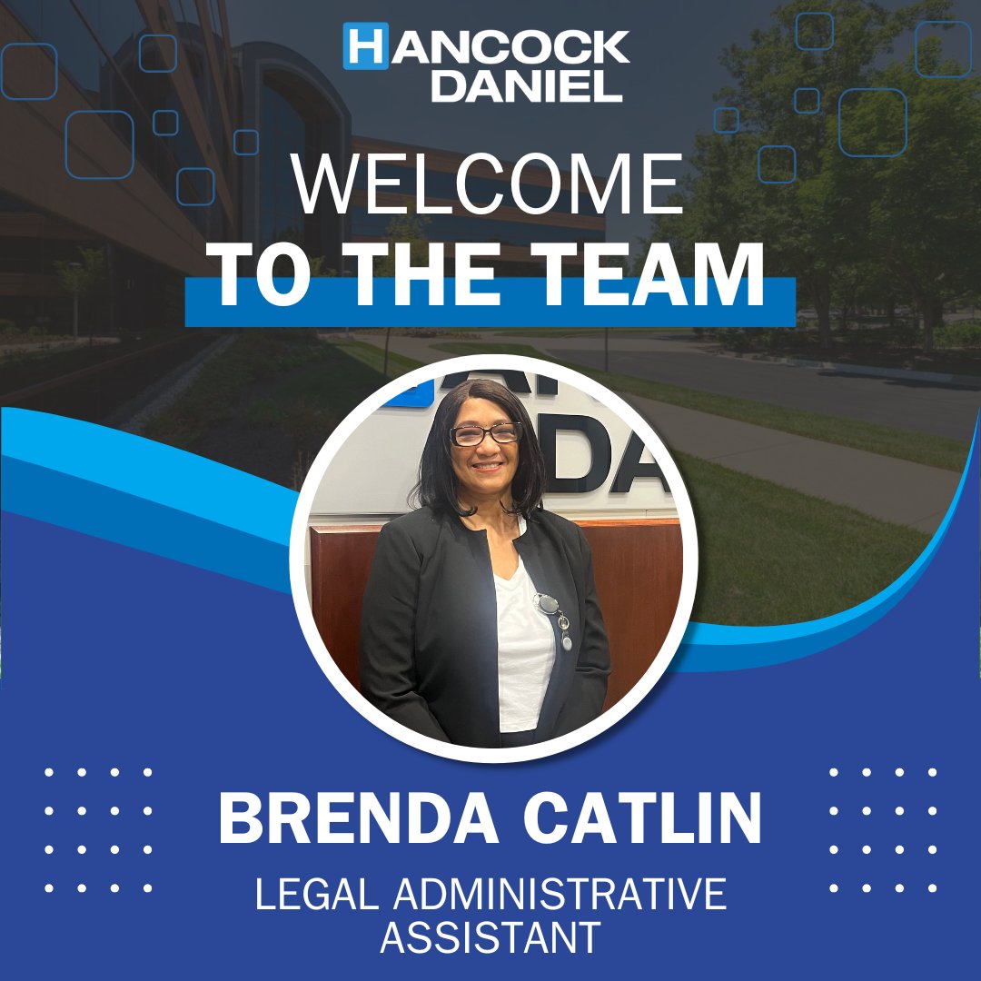 We're excited to welcome Brenda Catlin to our Richmond office as our new Legal Administrative Assistant. We look forward to the contributions she'll make to our team!