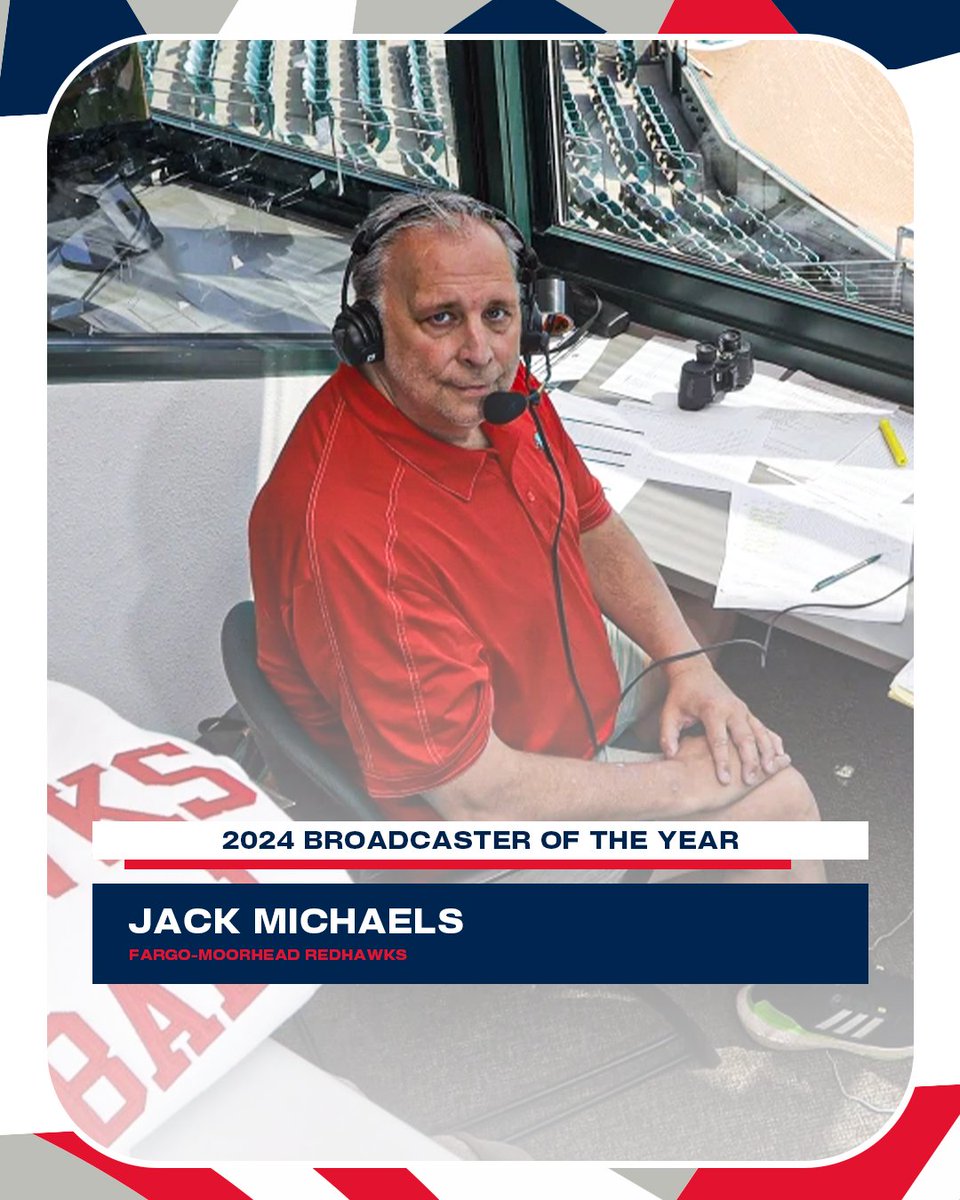 American Association (@aa_baseball) on Twitter photo Jack Michaels takes home the 2024 American Association Broadcaster of the Year 🎙
#WePlayToWin | <a href="/FMRedHawks/">Fargo-Moorhead RedHawks</a> Jack Michaels takes home the 2024 American Association Broadcaster of the Year 🎙
#WePlayToWin | <a href="/FMRedHawks/">Fargo-Moorhead RedHawks</a>