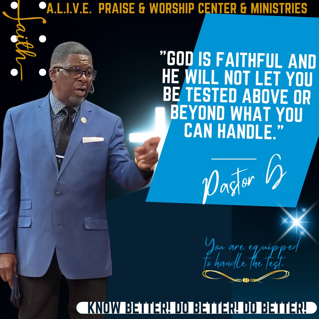 ALIVEMinistry1's tweet photo. You have in you what you need to pass the test. Keep the Faith in God!
James 1:12- Blessed is the man that endureth temptation: for when he is tried, he shall receive the crown of life, which the Lord hath promised to them that love him. 
#alivepraiseandworship https://t.co/GXcyvSrRNE