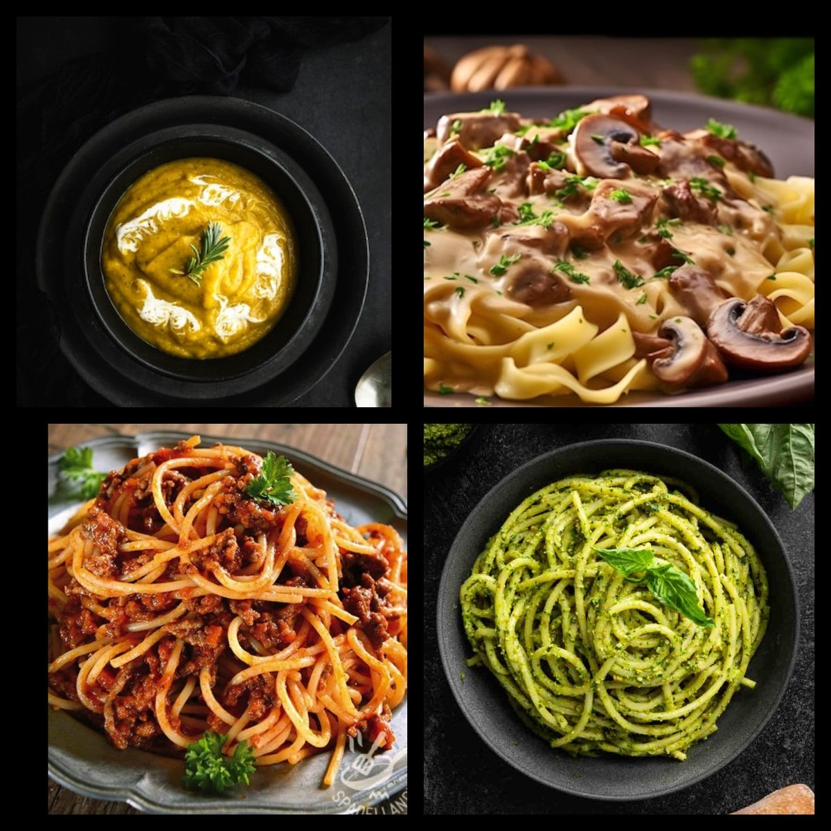 RayuelaCafeArte's tweet photo. Arrancamos la semana y nos morimos por verte, así que decidimos algo deli para tu almuerzo de hoy: crema de zapallo y pasta con strogonoff de carne.
Y para asegurarnos que vengas, también tendremos pasta a la boloñesa, con salsa de hongos o con pesto.

#RayuelaContigo https://t.co/tibdpGaKbT