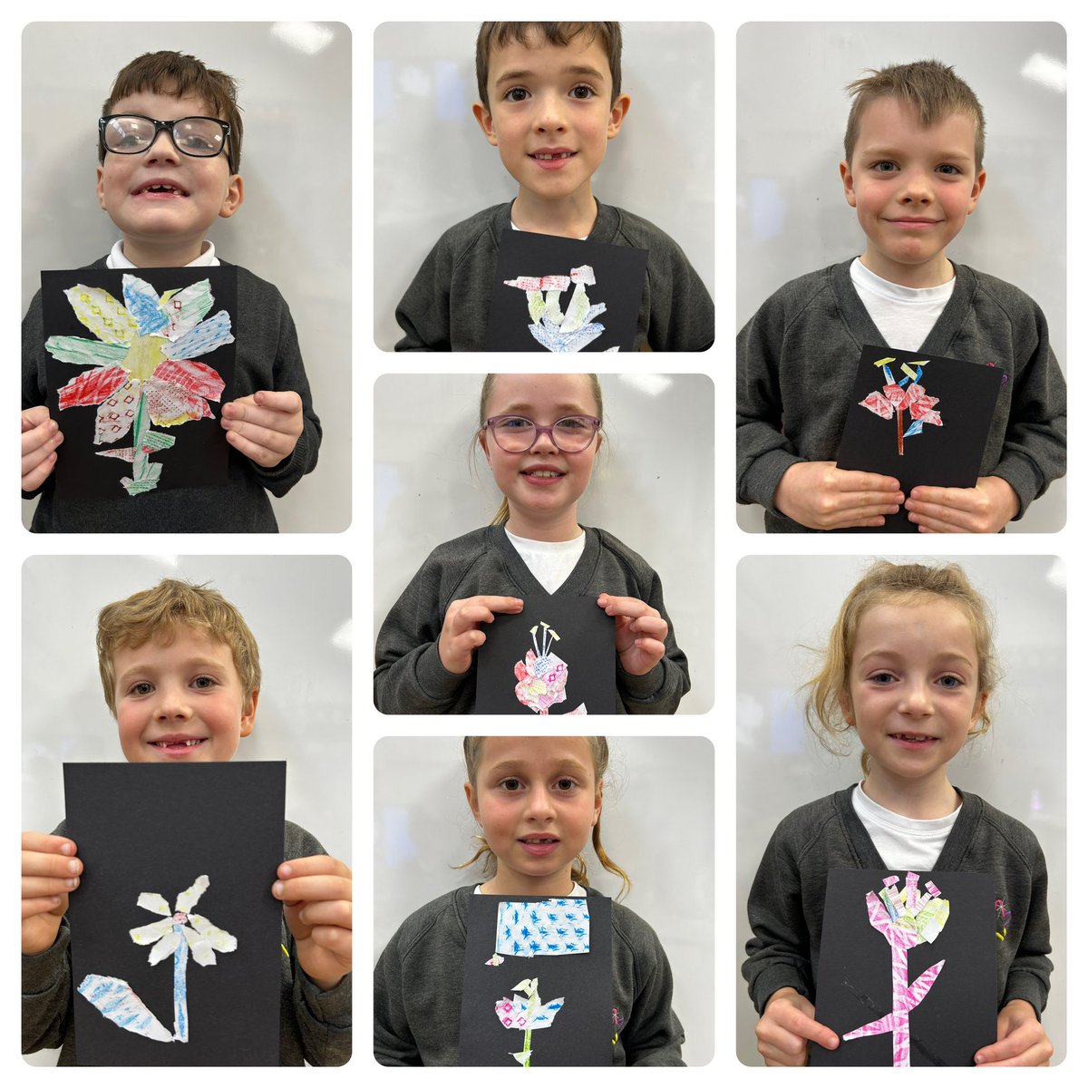 Year3TSP's tweet image. Fabulous artwork using ‘frottage’, inspired by Max Ernst. #TSPArt