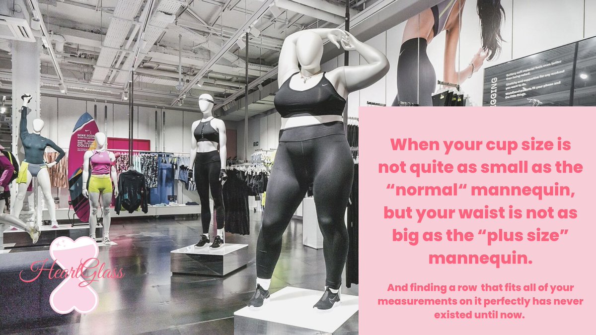 shopheartglass's tweet image. Struggle to find your measurements matching up perfect in one single size on a sizing chart? Over 80% of women have this issue when shopping. #allshapes #bodyshapes #inclusive #womensfashion #sizing #sizes #fashion #fashionweek #WomenEmpowement #Stylish #innovation #sizingchart