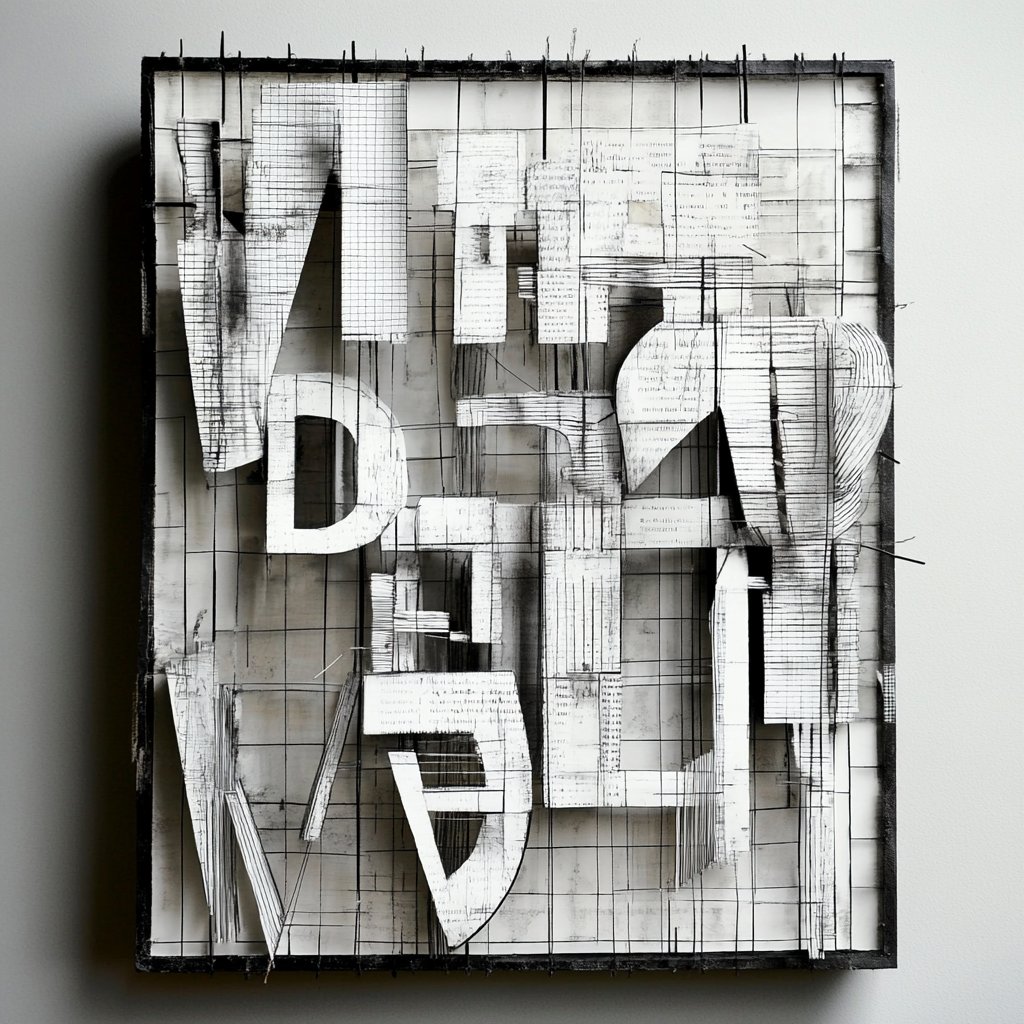 When I began exploring typography as an art form, I was fascinated by how letters and symbols could transcend their literal meanings to express something deeper. It was about crafting a visual language that could convey complex emotions and ideas.

#AbstractArt #TypographyArt