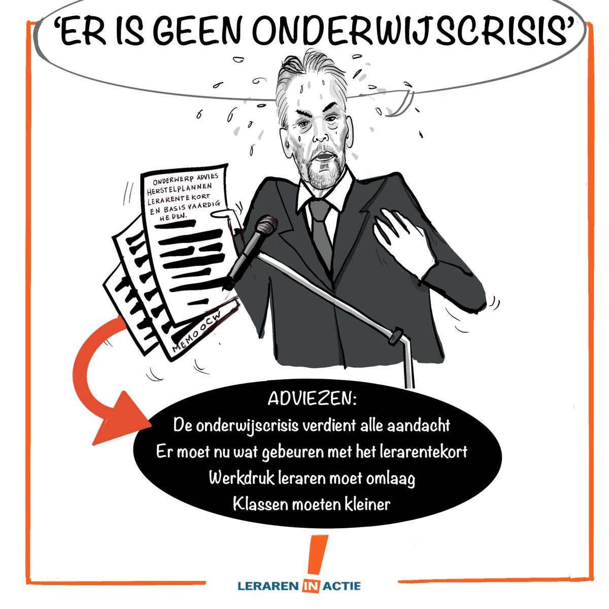 'Er is geen onderwijscrisis'.