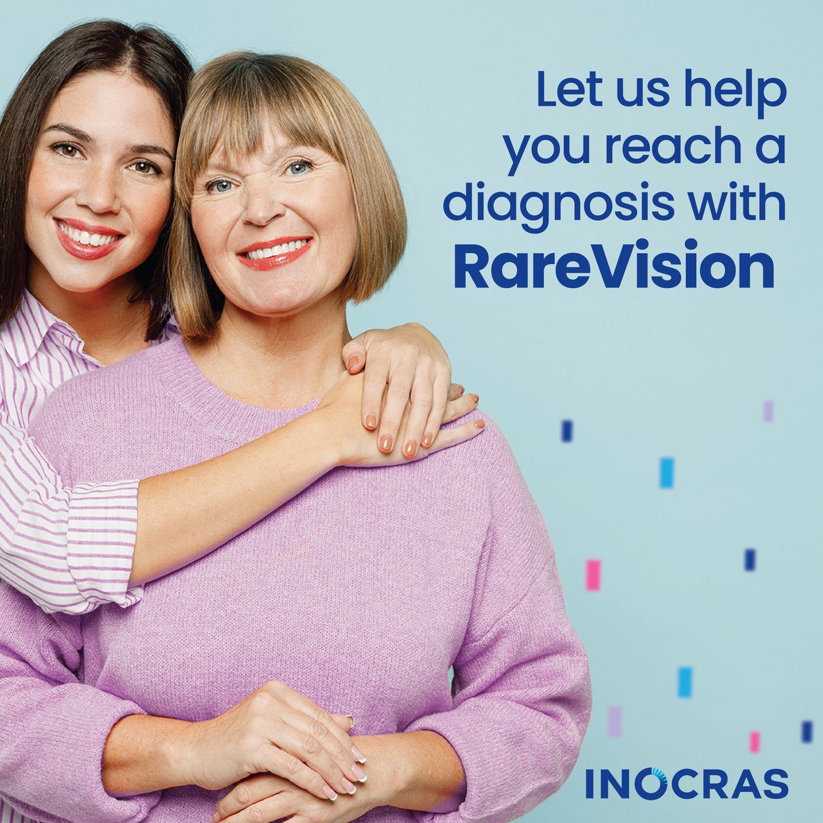Whole genome testing with actionable insights can help you find a diagnosis. Learn more about RareVision to help get more answers on your symptoms.

Use code WELCOME40OFF on your next order! portal.inocras.com/register/?prod…

#biotech #genetictesting #rarediseasetesting #rarevision