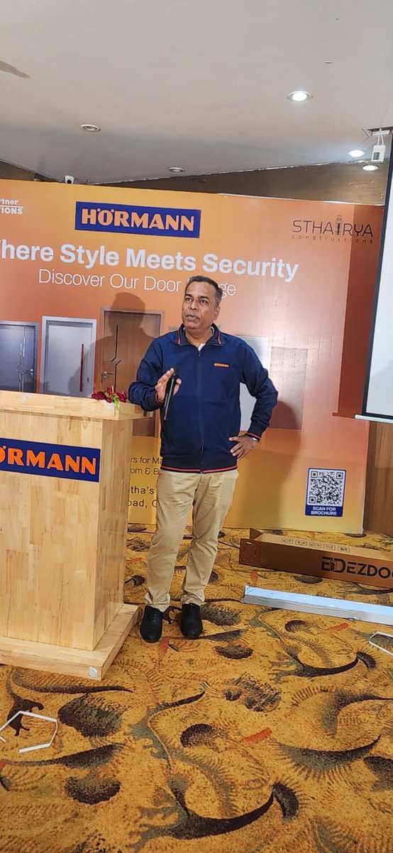 shakti_hormann's tweet image. A heartfelt thank you to everyone who joined us at the Ongole Architect Meet! It was a pleasure to connect with so many dedicated professionals and share our innovative range of Hörmann products! #ShaktiHörmann #ArchitectMeet #CreatingTomorrow #InnovationAtWork #DesignInspiration