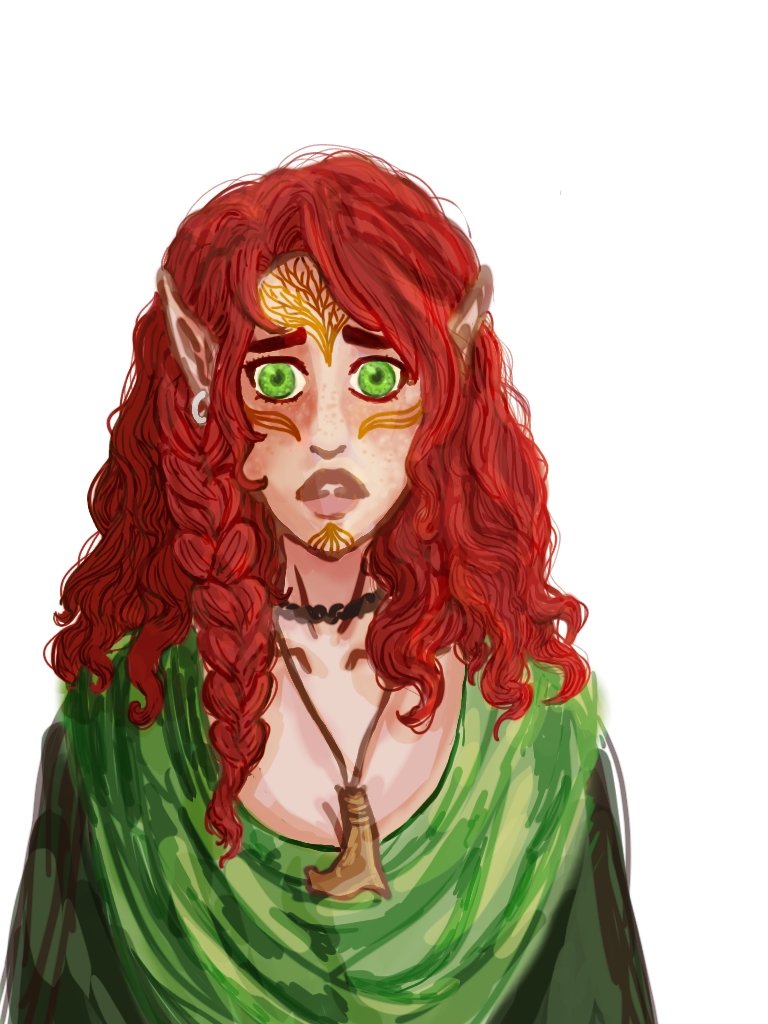 Chenloudday's tweet photo. Recent art #DragonAgeInquisition my inquisitor 🥺 the egg just broke her heart https://t.co/rFGuncNR6G