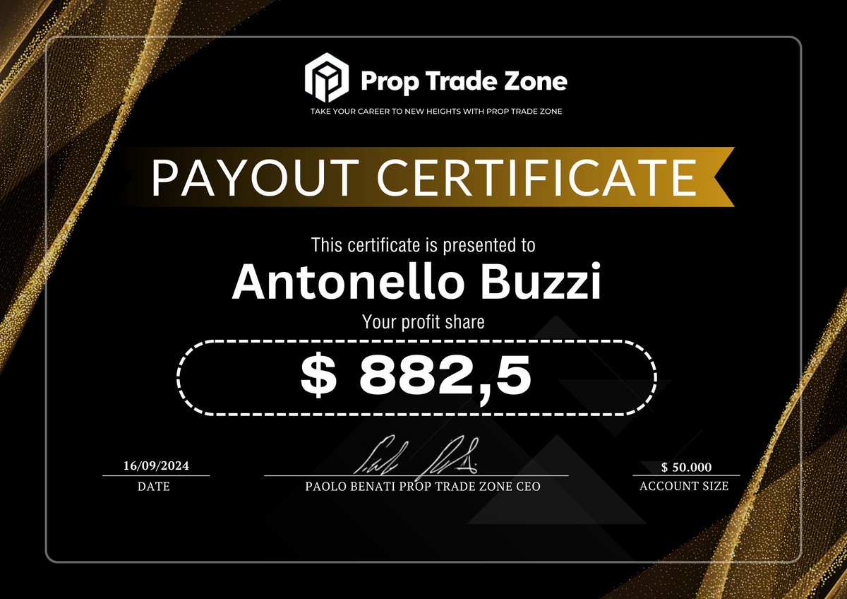 Pablodellalobby's tweet image. Weekly payout!!! Are you in @proptradezone ? #propfirm