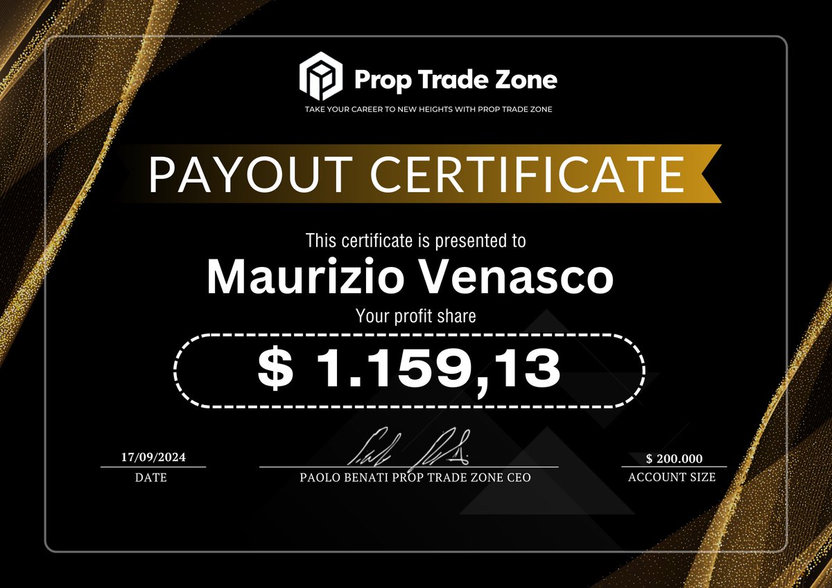 Pablodellalobby's tweet image. Weekly payout!!! Are you in @proptradezone ? #propfirm