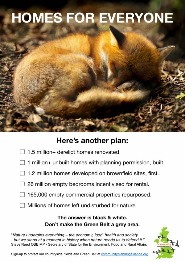 RosieP4's tweet photo. Great to hear @SteveReedMP talking about nature and rivers 👏 at the conference BUT he needs to rein in the house building and pylons building branches of government. 
Here’s a plan https://t.co/uUEnYUiDUz