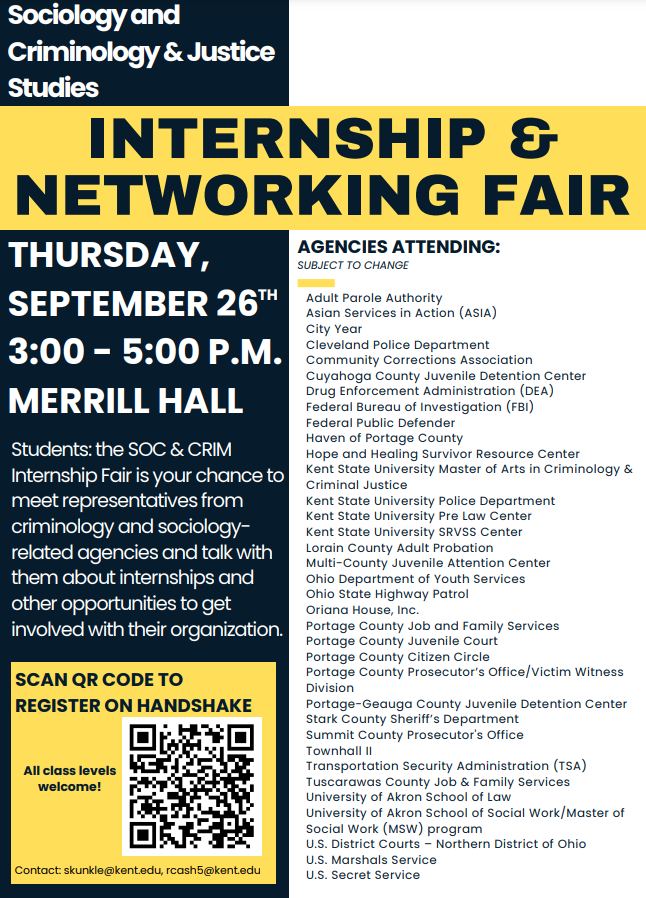 📷Our annual internship fair is THIS THURSDAY!!!! This is a great event for anyone wanting to learn about possible internships and career options for the future. And for any students nearing graduation, feel welcome to bring that resume!