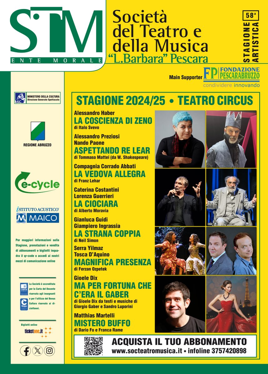 STMLuigiBarbara's tweet photo. Vi ricordiamo  che sabato 28 settembre scade il termine per rinnovare gli abbonamenti  per la stagione teatrale mantenendo il posto dello scorso anno...  https://t.co/soCRE4e4gF https://t.co/aqC04CMjjo