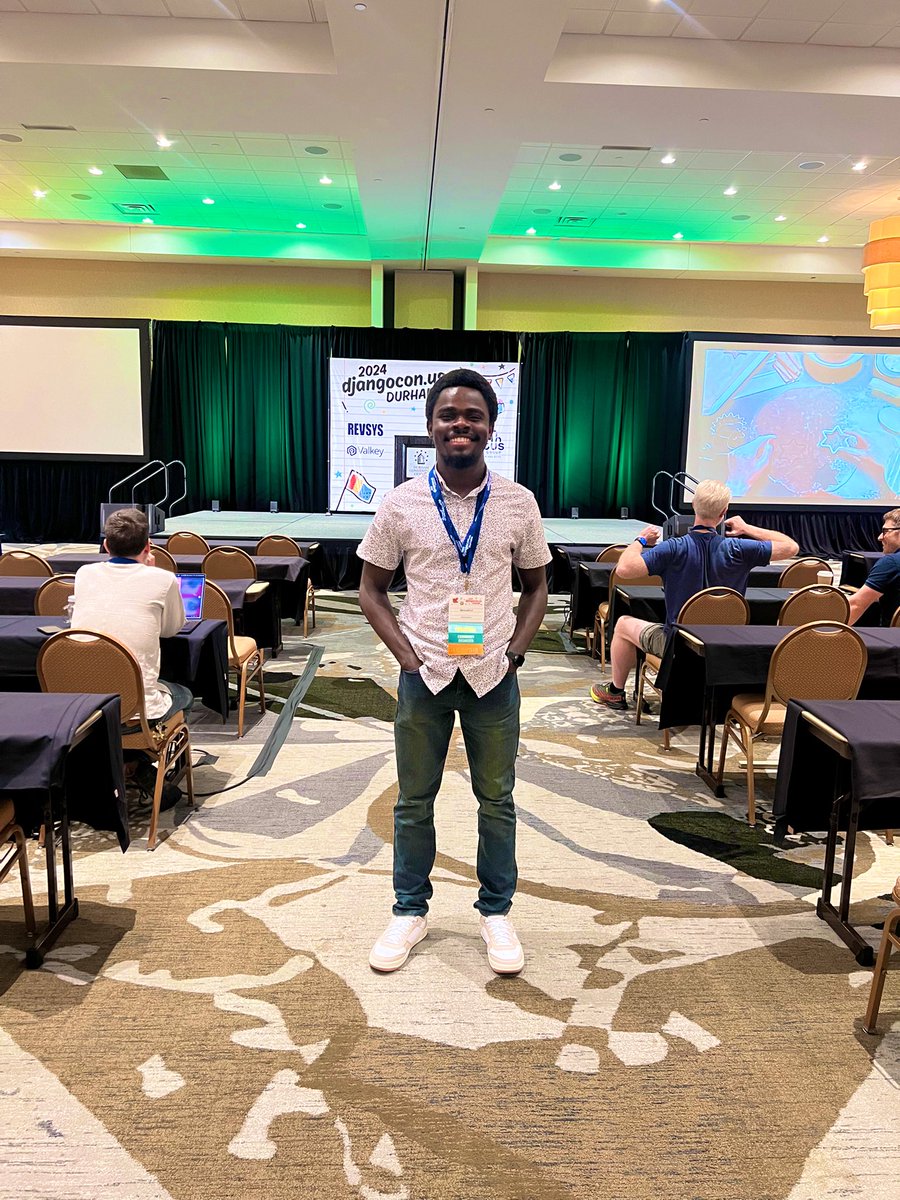 ben_dreamo's tweet image. After a breakout session  @djangocon 2024🫶🏽🔥
Pc📸: @afi_maame 

#DjangoCon 2024