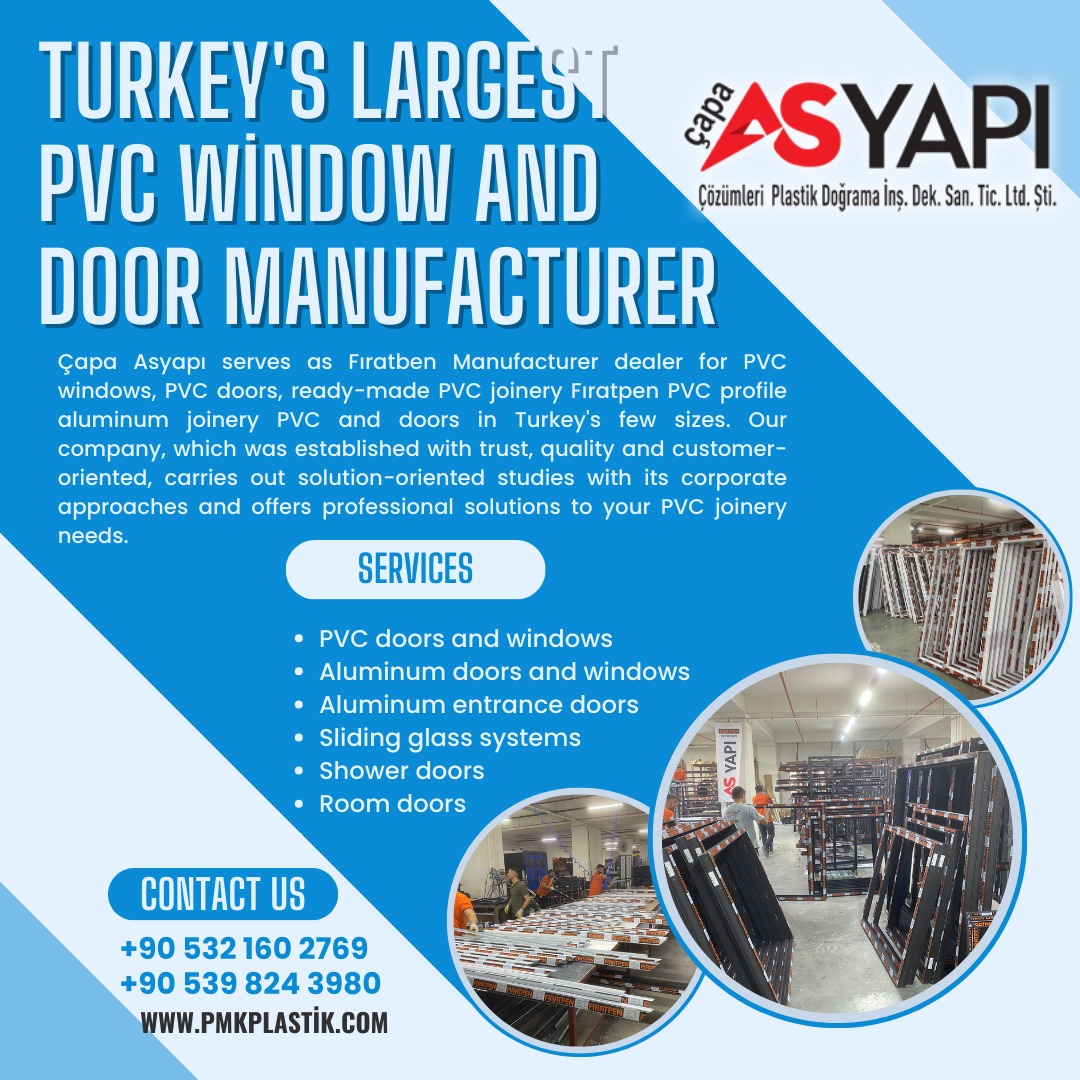 pmkplastik's tweet image. Turkey's largest PVC window and door manufacturer
Çapa Asyapı serves as Fıratben Manufacturer dealer for PVC windows, PVC doors, ready-made PVC joinery Fıratpen PVC profile aluminum joinery PVC and doors in Turkey's few sizes. 

#pvcwindow #pvcdoor #upvcdoor #upvcwindow  #turkey