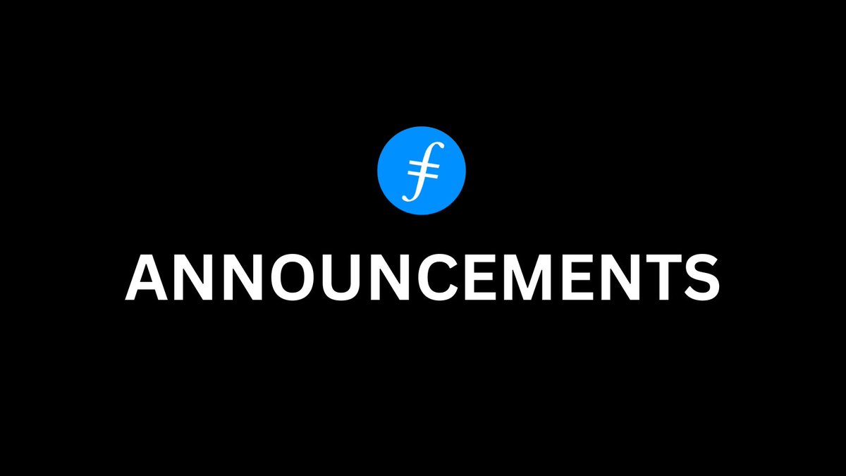 Time for this week’s #Filecoin announcements!
Check out all the latest updates from the past 7 days below: 👇

1. Filecoin Storing the Entire @Solana Ledger! At <a href="/SolanaConf/">Solana Breakpoint 🇦🇪 Abu Dhabi Dec 11-13</a>, <a href="/juanbenet/">Juan Benet</a> explained how Filecoin’s ZK Storage is securing the entire Solana ledger. Big things are
