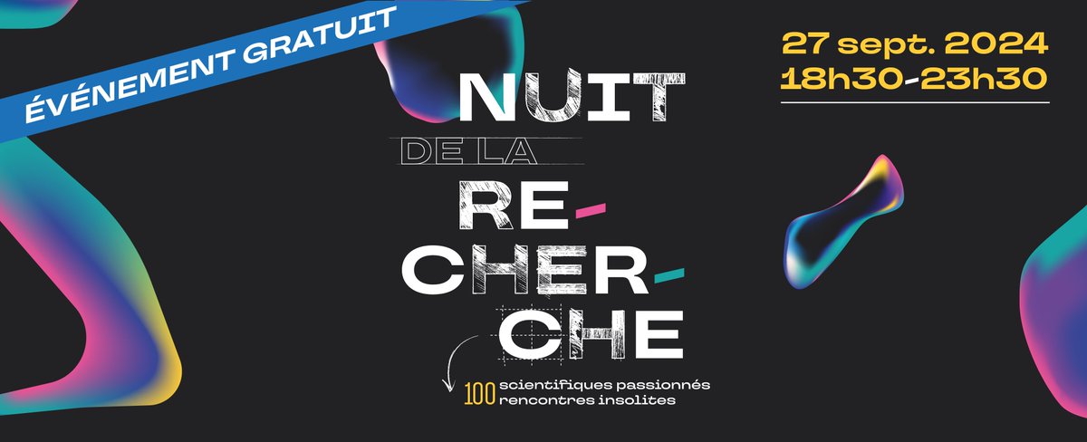 📢 Rendez-vous vendredi soir à <a href="/capsciences/">Cap Sciences</a> pour la Nuit de la #recherche ! 

🕐 Ouverture des portes à partir de 18h30 !

Nous vous attendons nombreuses et nombreux pour partager une soirée avec nos scientifiques <a href="/Inria/">Inria</a> et pleins d'autres !