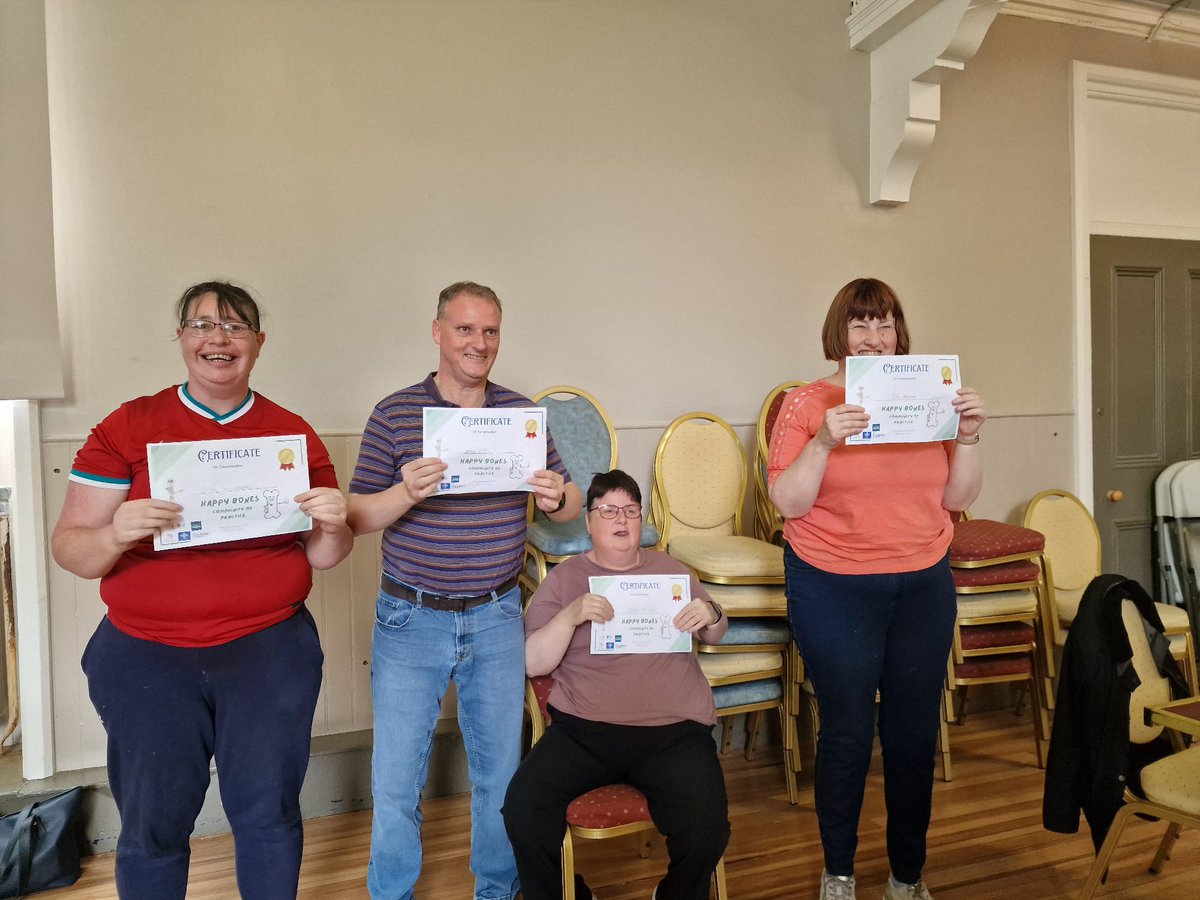 On Friday, TCAID, <a href="/AvistaCLG/">Avista</a> ,<a href="/StMichaelsHouse/">St. Michael's House</a>, @StewartsCare, and Wexford Residential Intellectual Disability Services came together for a successful Community of Practice (CoP) In-Person Meeting focused on improving bone health. 🦴

This marked the launch of Happy Bones Phase