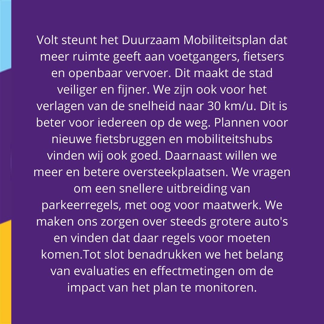 Afgelopen week voerde @WibeSnelting het woord over het Duurzame Mobiliteitsplan. Benieuwd naar zijn bijdrage?
Swipe de foto!
