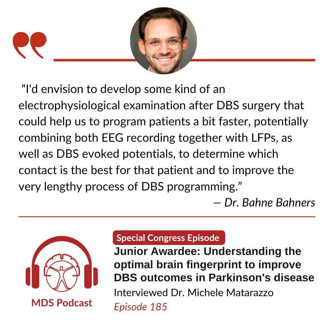 MDS (@movedisorder) on Twitter photo One of the 2024 MDS Junior Awardees, Dr. Bahne Bahners, shares the results and future hopes for his novel investigation on the electrophysiological fingerprint of STN DBS. <a href="/matarazzomd/">Michele Matarazzo</a> loom.ly/NhnTGXA One of the 2024 MDS Junior Awardees, Dr. Bahne Bahners, shares the results and future hopes for his novel investigation on the electrophysiological fingerprint of STN DBS. <a href="/matarazzomd/">Michele Matarazzo</a> loom.ly/NhnTGXA