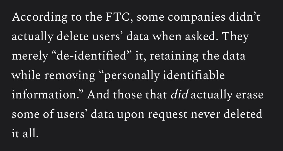 knifedog311's tweet photo. ‘delete my data’ probably doesn’t mean what you think it does https://t.co/DxMqut40l5 https://t.co/bdsP4k6Ygh