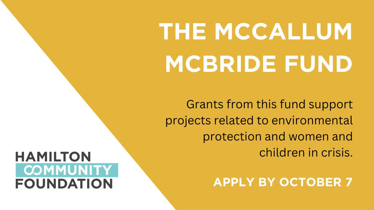 HamCommFdn's tweet photo. Funding available for projects related to environmental protection and supporting women and children in crisis. #HCFgrants #HamOnt 
 
Read more and apply here: https://t.co/05waVlIc5o https://t.co/Dk48gpFnp5