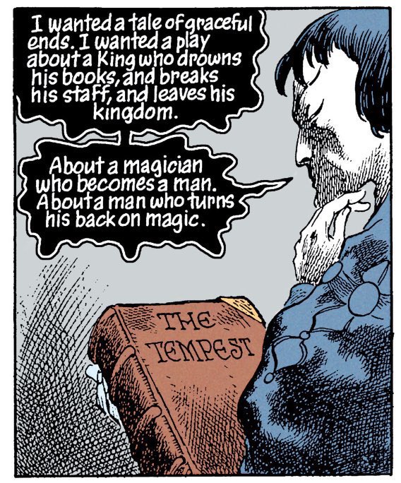 Getting to do The Tempest on the West End knowing The Sandman will be out in the world in the same year is a new level of meta for me.