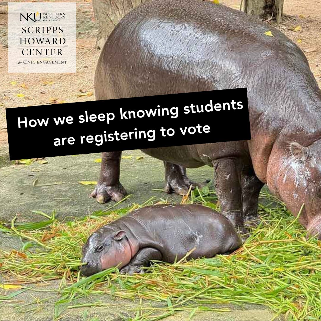 Not registered to #vote? Moo Deng says to go to vote.org  to register before the October 7, 2024 deadline!

#norseup #moodeng #voterregistration