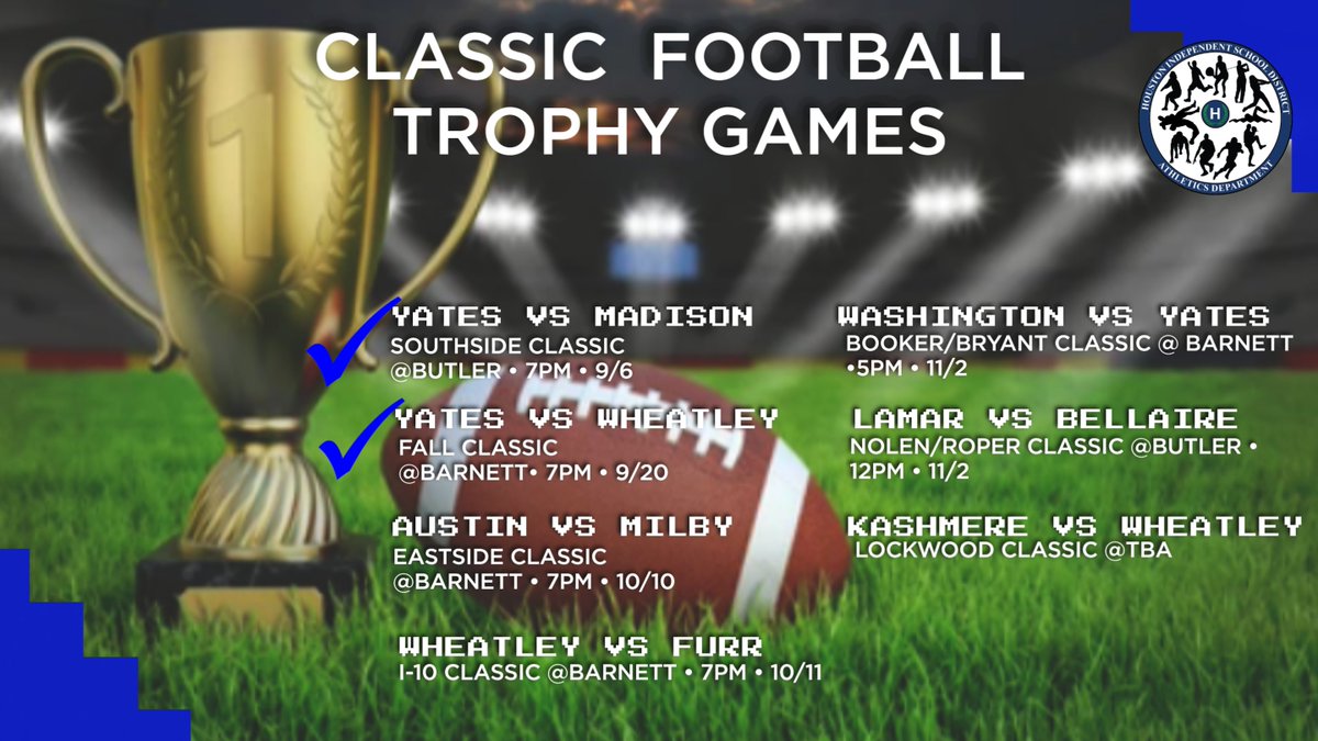 Houston ISD Athletics & UIL Academics tweet media