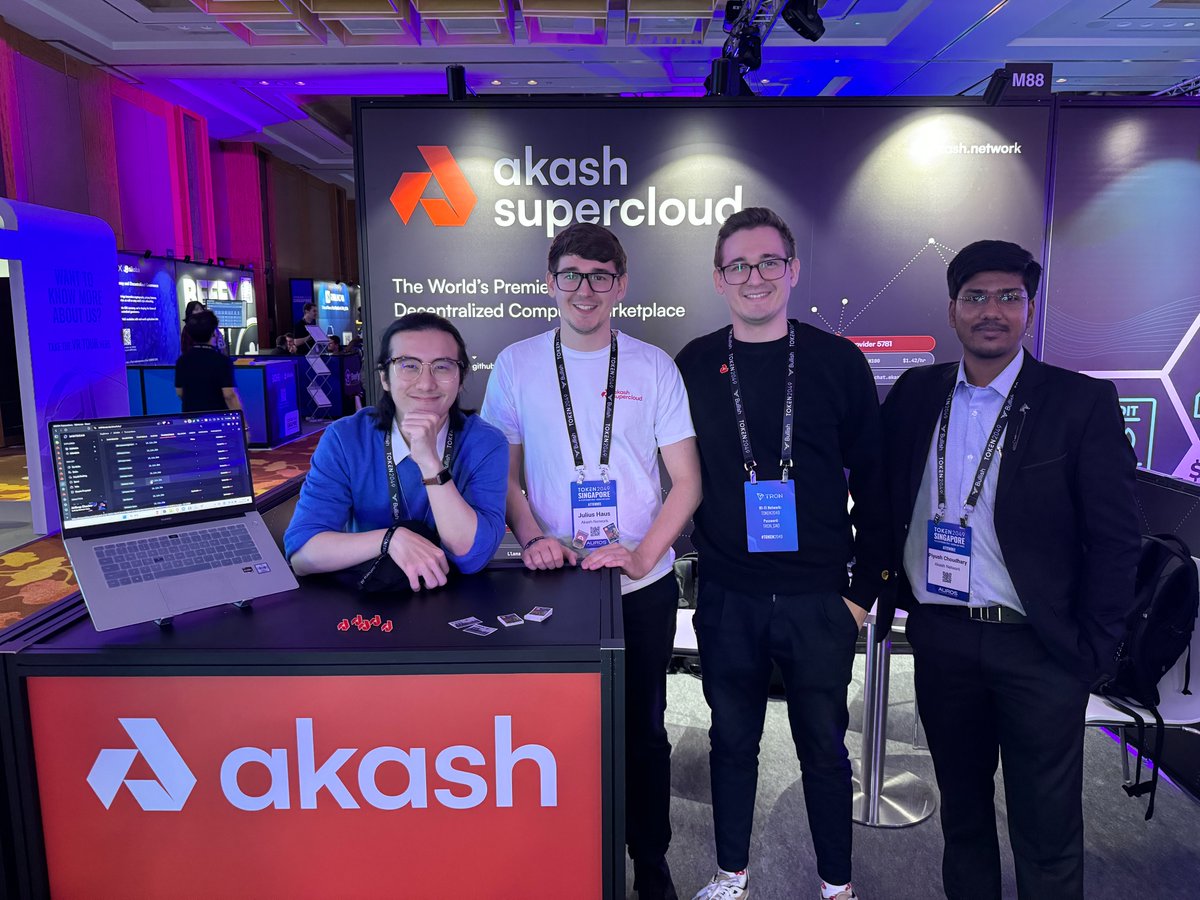 akashnet's tweet image. Korea Blockchain Week in Seoul and Token2049 in Singapore were a massive success for the Akash core team and community.

Over two full weeks of productive presentations, panels, and conversations with developers, users, and people who believe in truly open-source and…