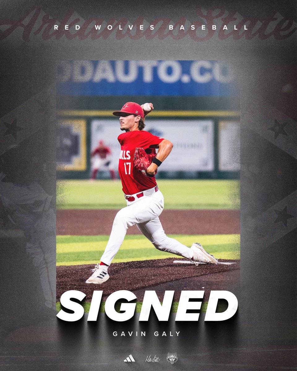 AStateBaseball's tweet photo. Welcome to The Pack❗️❗️❗️

🐺 Gavin Galy
⚾️ RHP
📍 Orlando, Fla. | Nicholls
⬛️ 2023 All-Southland Second Team selection.

#WolvesUp https://t.co/T94e6S9Olm