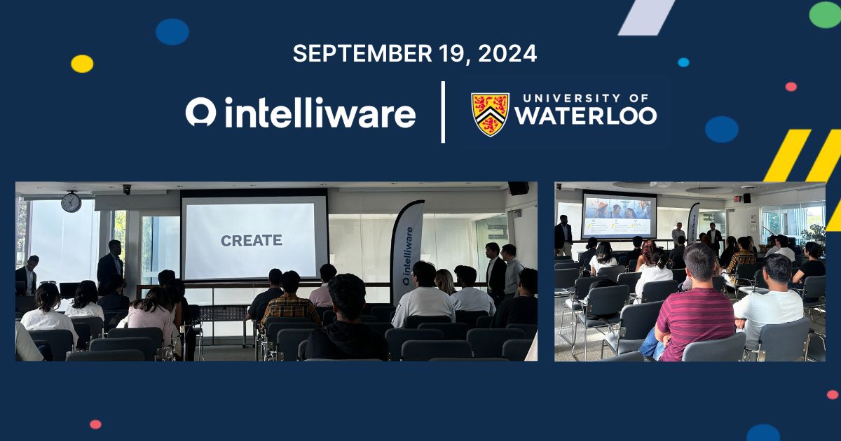 Intelliware_Inc's tweet image. Thank you for the great turn out at our info session on Sept 19th University of Waterloo undergrads!  We were happy to share a closer look at Intelliware&apos;s history and discuss open roles and future opportunities.  

#intelliware #uofwaterloo #networking #internships #careers