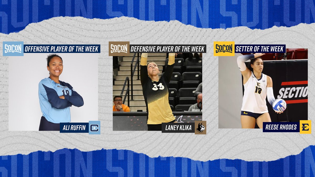 #SoConVB Players of the Week 🏐 | #itsallhere 

📰 soconsports.com/wvb/article/bl…