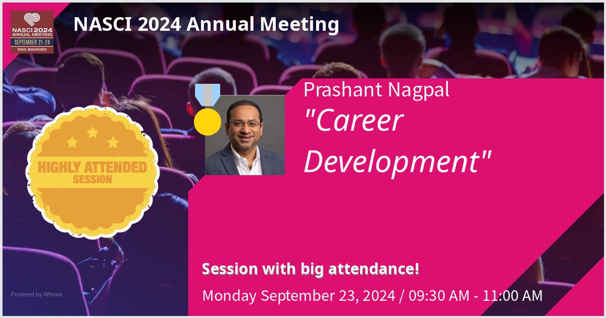 It was an honor to give a talk on #EarlyCareer development at #NASCI2024 Annual Meeting.

Thanks for the great turnout!

Great discussion &amp; very insightful questions 
⁦<a href="/SandeepHedgire/">Sandeep Hedgire</a>⁩ ⁦<a href="/CsFuss/">Dr. Cristina Fuss</a>⁩ ⁦<a href="/prachipagarwal/">Prachi Agarwal</a>⁩ 

⁦<a href="/NASCISociety/">NASCI</a>⁩