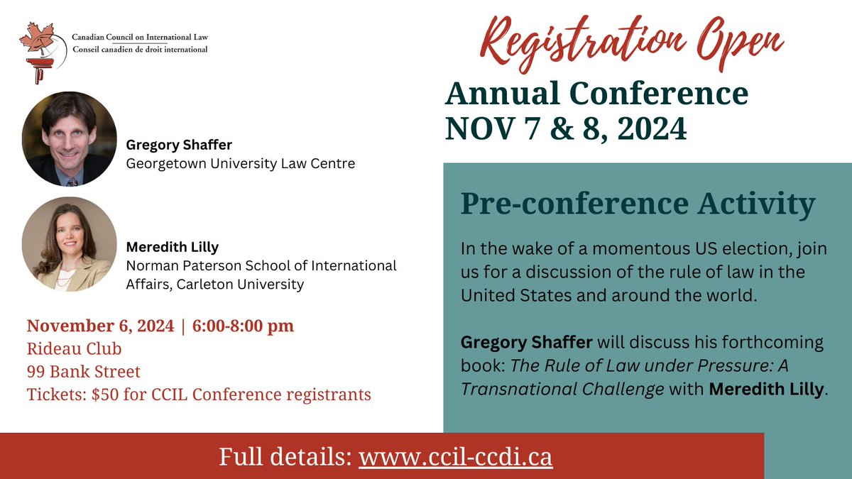 Join us for this Pre-Conference activity with Gregory Shaffer when you register for the CCIL Annual Conference. Tickets are $50 for conference registrants.  Register now. site.pheedloop.com/event/ccilccdi…