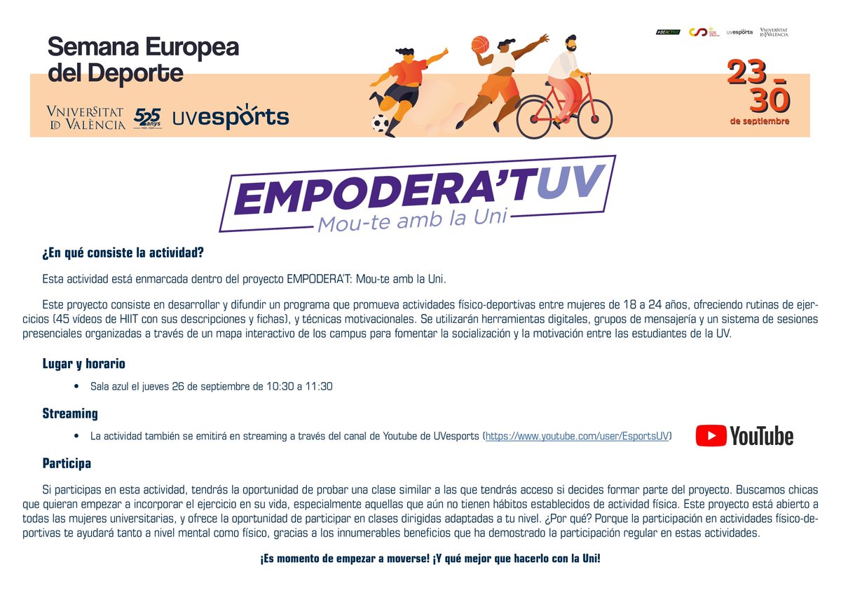 PTinMotion. Fisioteràpia en moviment-UV tweet media