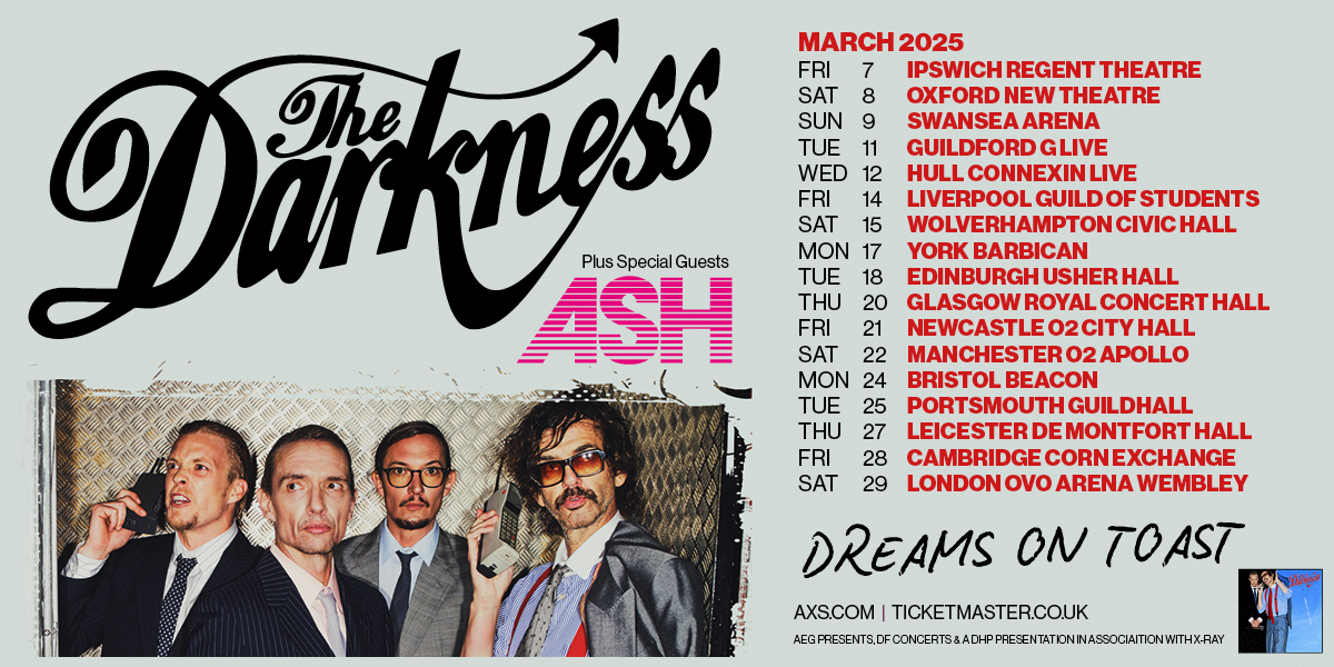 Fine friends… Don’t miss out on access to the #DreamsonToast Tour pre-sale! Just pre-order our new album from our official store to receive ticket pre-sale access to our March tour dates!

➡️ TheDarkness.lnk.to/dreamsontoast/…

The ticket pre-sale starts at 10am tomorrow (Wednesday 25th)
