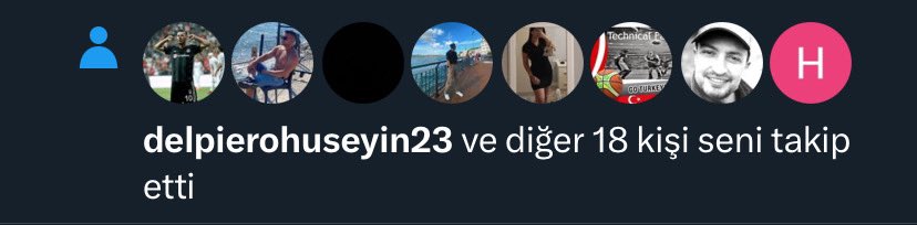 🗣️10.000 ALTINDA HESAP KALMASIN.
🖇️🚩 ETKİNLİK BAŞLATIYORUM...
✅SİSTEM ÇALIYOR..
✅BENİ TAKİP ETT
✅BENİ TAKİP EDENLERİ TAKİP ET.
✅GT YAZZ
✅RT YAPP