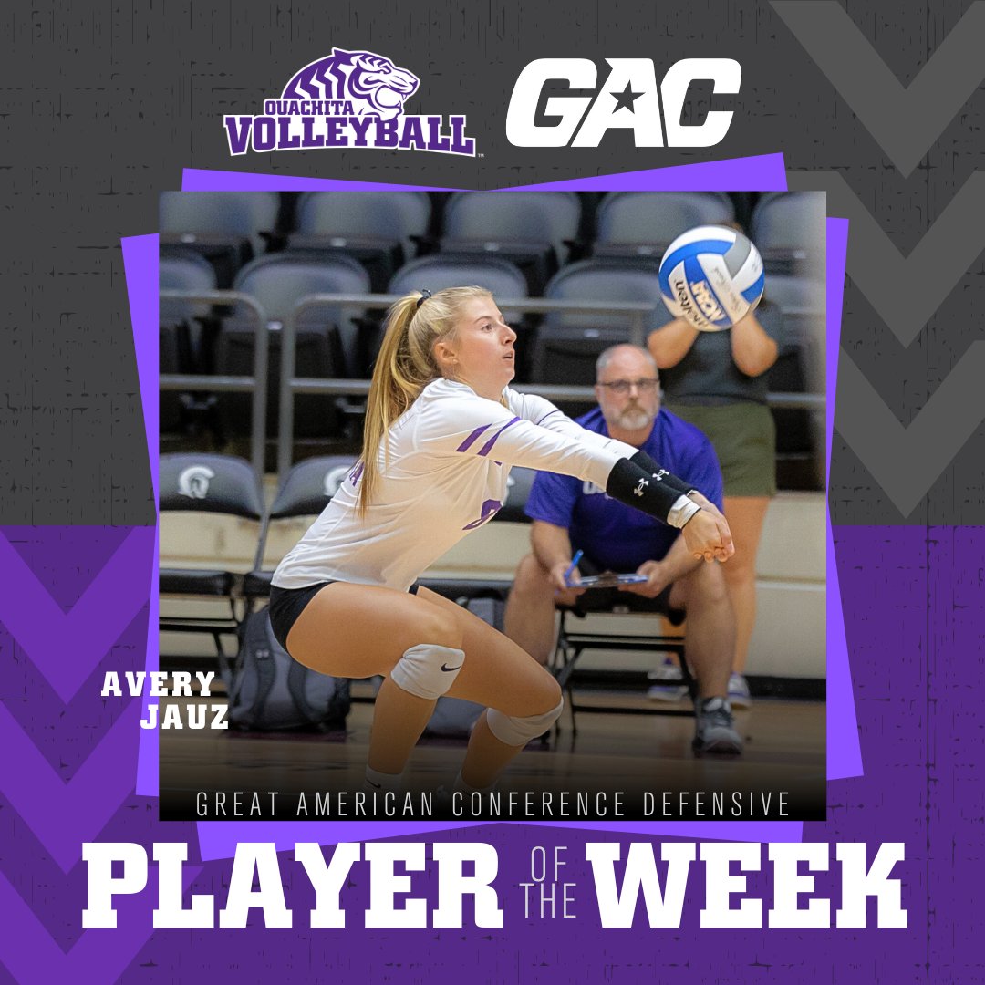 OuachitaVB's tweet photo. 𝙋𝙇𝘼𝙔𝙀𝙍𝙎 𝙊𝙁 𝙏𝙃𝙀 𝙒𝙀𝙀𝙆 𝙎𝙒𝙀𝙀𝙋

A great way to celebrate National Volleyball Day! 

Congrats to Emily, Courtney, and Avery on SWEEPING the GAC Player of the Week awards! 

https://t.co/o2qw9WOHll | #TIGS | #BringYourRoar🐅 | #NationalVolleyballDay | #theGAC https://t.co/X0SO4z3Va8