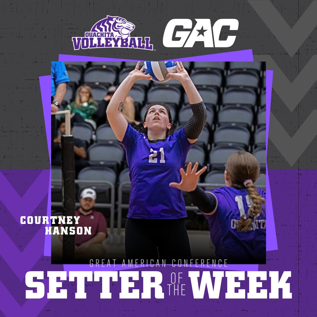 OuachitaVB's tweet photo. 𝙋𝙇𝘼𝙔𝙀𝙍𝙎 𝙊𝙁 𝙏𝙃𝙀 𝙒𝙀𝙀𝙆 𝙎𝙒𝙀𝙀𝙋

A great way to celebrate National Volleyball Day! 

Congrats to Emily, Courtney, and Avery on SWEEPING the GAC Player of the Week awards! 

https://t.co/o2qw9WOHll | #TIGS | #BringYourRoar🐅 | #NationalVolleyballDay | #theGAC https://t.co/X0SO4z3Va8