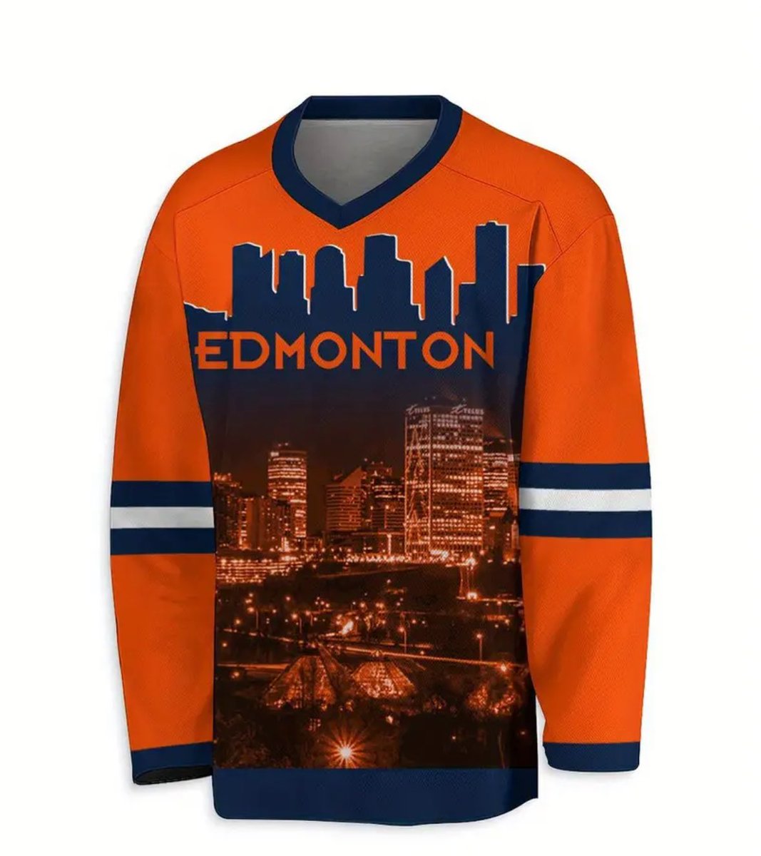 ShayneInPoCo's tweet image. Now this is a nice jersey.  Perhaps the Oilers can use it as their third one this year?