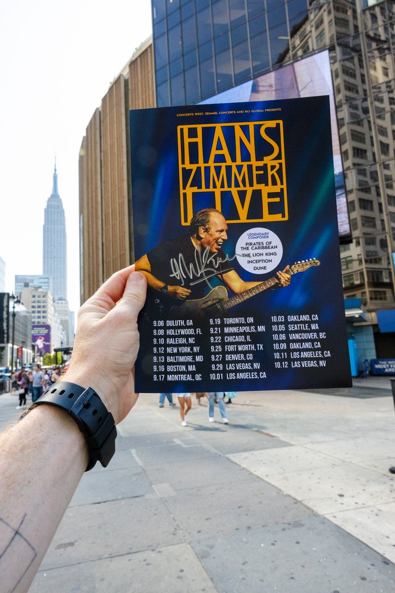 We've got a SIGNED Hans Zimmer Live North American Tour poster up for grabs from <a href="/HansZimmer/">Hans Zimmer</a>! ✍️

Head over to our Instagram channel to #WIN big 🍾

instagram.com/hanszimmerlive

#HansZimmerLive