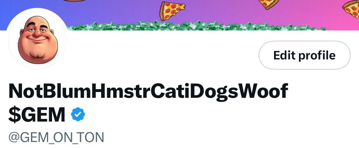 $GEM stopped by X's office, and believe me, had to eat a large amount of pizza with the developers...

Now $GEM got verification and a checkmark:)