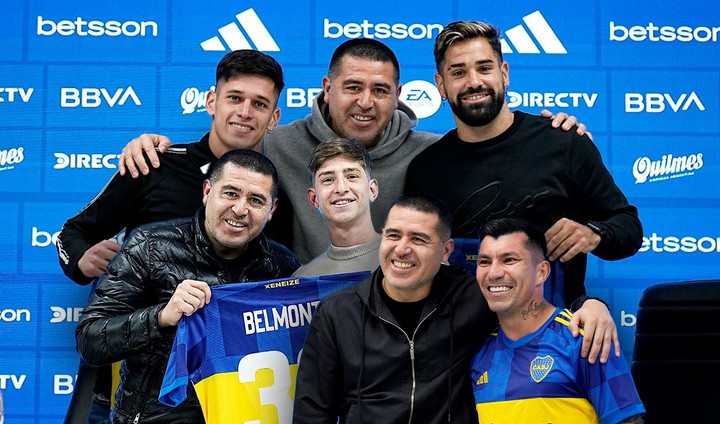 Labocatw's tweet photo. REFUERZOS| ¿Donde estaban los refuerzos de #Boca durante el superclásico?

Niño Medel: Lesionado
Brian Aguirre: Lesionado
Mago Belmonte: Banco
Marta Martegani: Banco
Tanque Gimenez: Banco
Colo Barinaga: Banco
Bully Miramon: Titular

De los 7 refuerzos, SOLO 1 FUE TITULAR. https://t.co/0HkmIwAkZC