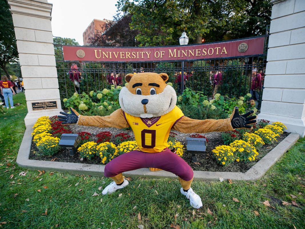 umnmedschool's tweet photo. Happy Birthday, Goldy Gopher! 🎂
Today, we celebrate not just our beloved mascot, but also our distinguished U of M Medical School alumnus, Dr. G Gopher! 🐾🎓
#SkiUMah | #GoldyGopher https://t.co/s5IRvUNA02