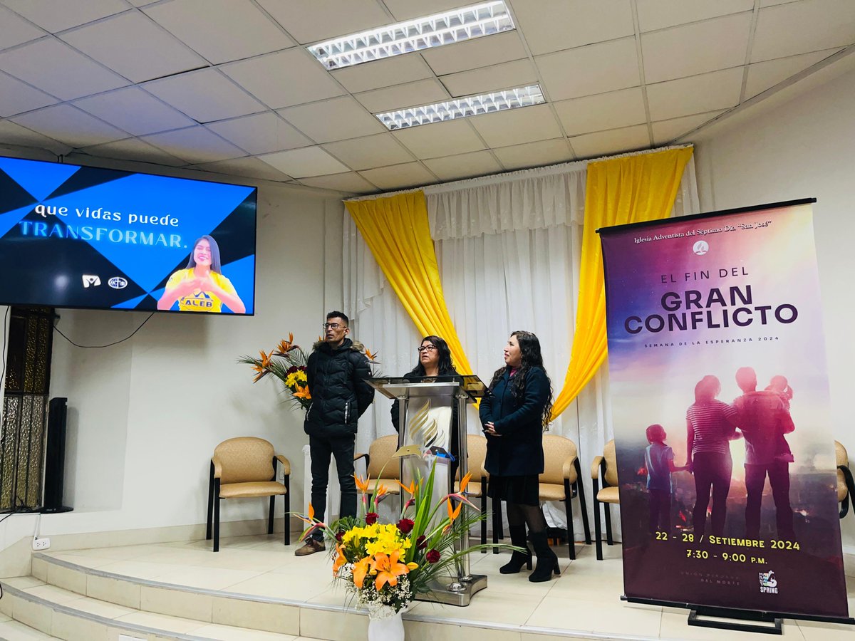 AdventistaMiCOP's tweet photo. ⛪️La Iglesia San José del Callao inicia la #SemanaDeLaEsperanza junto a sus amigos de esperanza. 🙏 Nos unimos en oración por el desarrollo de esta semana de evangelismo.
#MaranataSpring https://t.co/MetA99ncSm