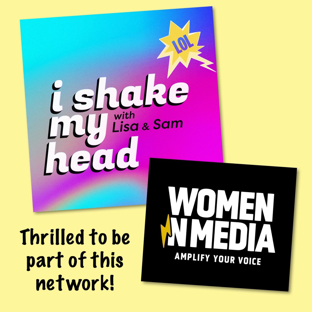 I Shake My Head With Lisa And Sam are thrilled to join the Women In Media Network and to be working with Sarah Burke <a href="/burketalks/">Sarah Burke</a>! Listen to all the great podcasts on this network at womeninmedia.network #podcasts #funny #laughter #popculture